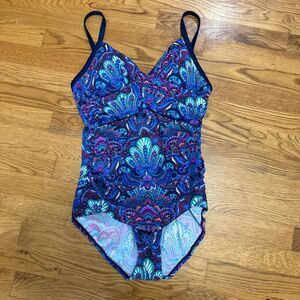 JANTZEN Swimsuit womens Sz 8‎ One-Piece